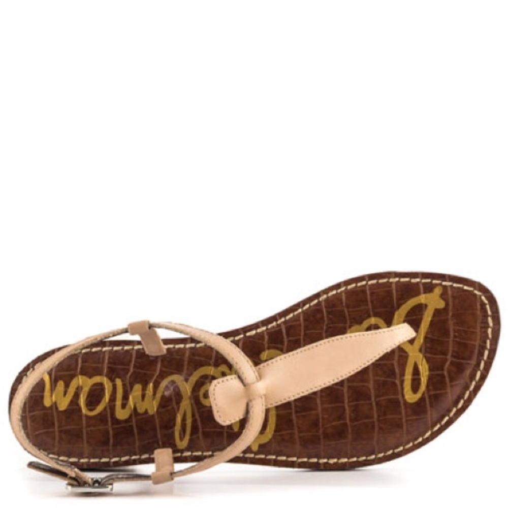 Sam Edelman GiGi Nude Leather Sandals